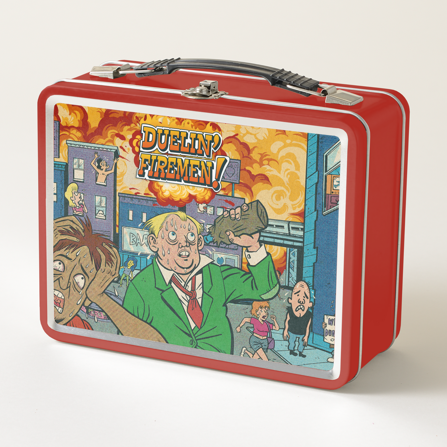 DUELIN' FIREMEN! LUNCHBOX