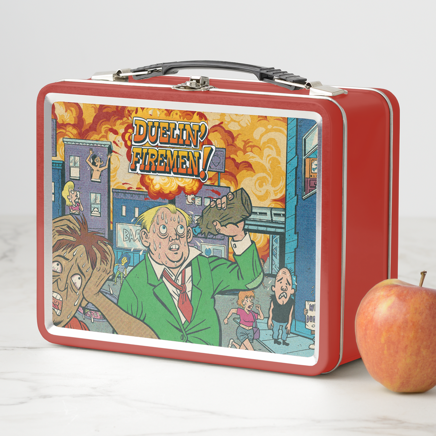 DUELIN' FIREMEN! LUNCHBOX