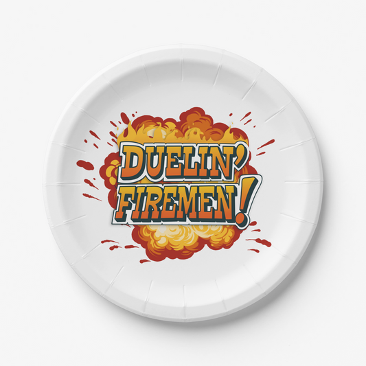 DUELIN' PAPER PLATES - 8 PACK